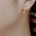 Line Teardrop Zirconia Party Stud Earrings 40200385