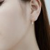 Line Teardrop Zirconia Party Stud Earrings 40200385