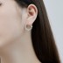 Geometric Irregular Zirconia Party Stud Earrings 40200386