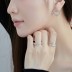 Geometric Irregular Zirconia Party Stud Earrings 40200386