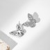Luxury Full Zirconia Butterfly Party Stud Earrings 40200388