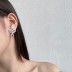 Vintage Bow Teardrop Zirconia Party Stud Earrings 40200390