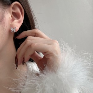 Sparkle Zirconia Butterfly Party Stud Earrings 40200392 Sparkle Zirconia Butterfly Party Stud Earrings 40200392