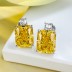 8A Rectangle Zirconia Party Stud Earring 40200395