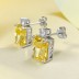 8A Rectangle Zirconia Party Stud Earring 40200395