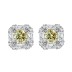 Shiny Square Zirconia Party Stud Earring 40200397
