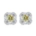 Shiny Square Zirconia Party Stud Earring 40200397