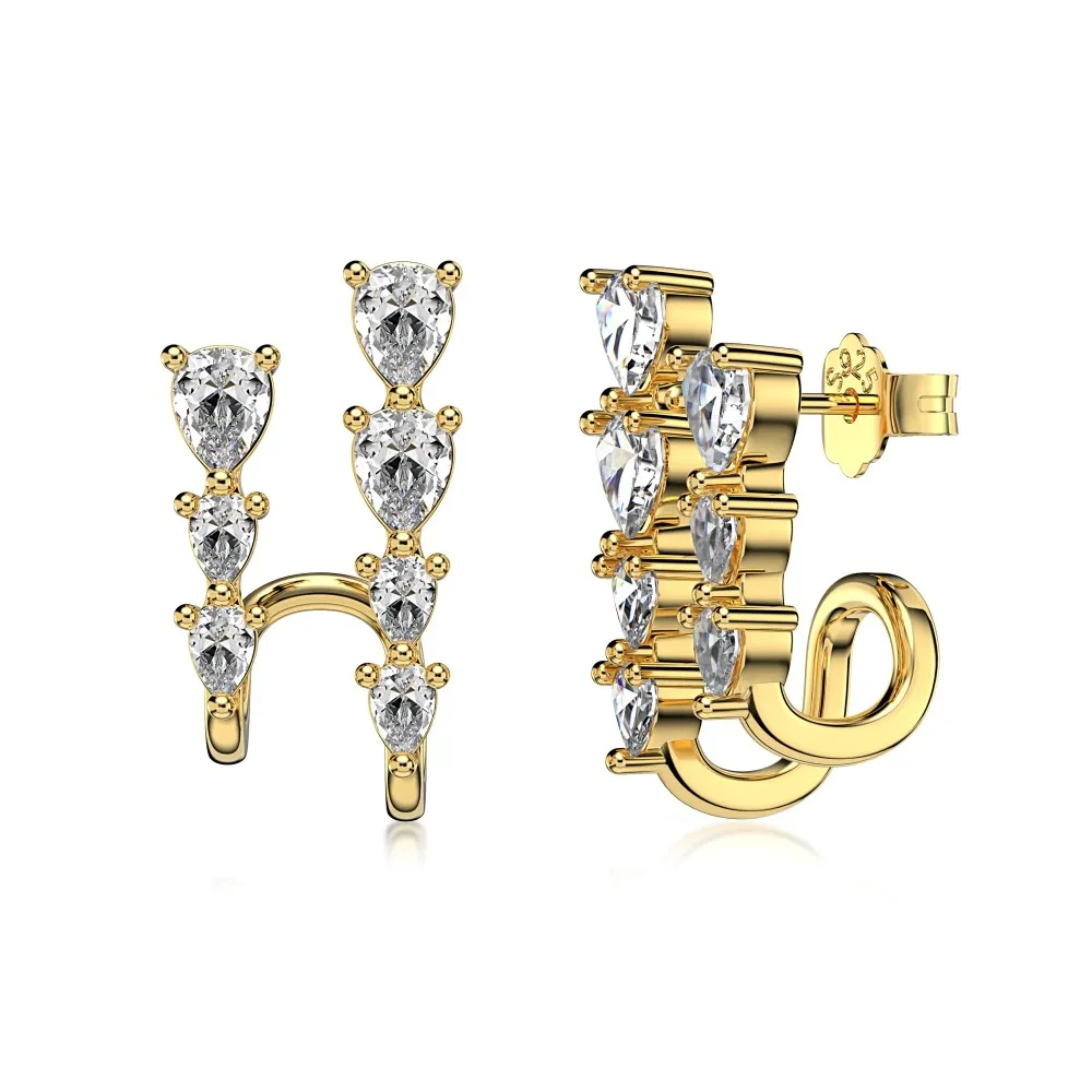 Waterdrop Zirconia Stud Earring 40200440 Waterdrop Zirconia Stud Earring 40200440