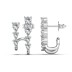 Waterdrop Zirconia Stud Earring 40200440