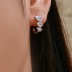 Waterdrop Zirconia Stud Earring 40200513