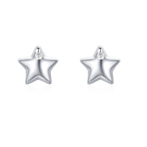 925 Sterling Silver Mini Star CZ Stud Earring 40200670 925 Sterling Silver Mini Star CZ Stud Earring 40200670