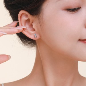 925 Sterling Silver Bubble CZ Stud Earring 40200674 925 Sterling Silver Bubble CZ Stud Earring 40200674