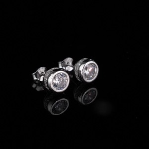 925 Sterling Silver Bubble CZ Stud Earring 40200689 925 Sterling Silver Bubble CZ Stud Earring 40200689