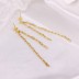 Tassel Chain Silver Sterling Stud Earring 40400005