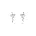 925 Sterling Silver Snake Stud Earring 40400006