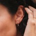 Silver Heart Stud Earrings 40400008