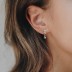 Silver Heart Stud Earrings 40400008