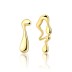 Asymmetry Waterdrop Stud Earring 40400016