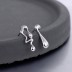 Asymmetry Waterdrop Stud Earring 40400016