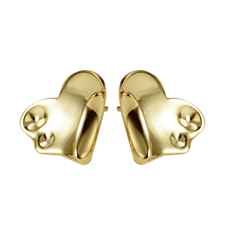 Irregular Heart Stud Earring 40400020