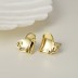 Irregular Heart Stud Earring 40400020