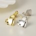 Irregular Heart Stud Earring 40400020