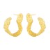 Rough Tinfoil Texture Stud Earring 40400023