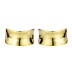 Geometric Wide C Shape Stud Earring 40400026