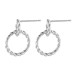 Knited Double Circles Stud Earring 40400029