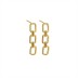 Hollow Leaves C Shape Stud Earring 40400069