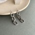Hollow Leaves C Shape Stud Earring 40400069