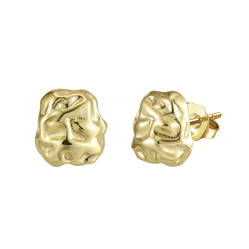 925 Sterling Silver Geometric Stud Earring 40400087