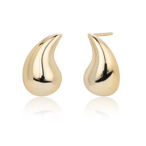 925 Sterling Silver Geometric Smooth Raindrop Stud Earrings 40400138 925 Sterling Silver Geometric Smooth Raindrop Stud Earrings 40400138