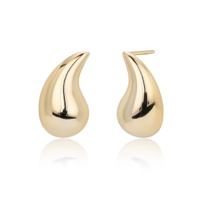 925 Sterling Silver Geometric Smooth Raindrop Stud Earrings 40400138 925 Sterling Silver Geometric Smooth Raindrop Stud Earrings 40400138
