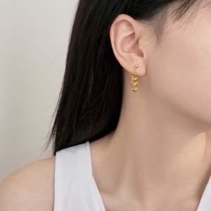 925 Sterling Silver Sequin Chain Tassel Drop Stud Earrings 40400152 925 Sterling Silver Sequin Chain Tassel Drop Stud Earrings 40400152