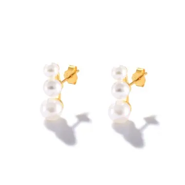 Pearls Silver Sterling Stud Earring 40500001