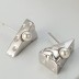 Triangle Cheese Pearl Stud Earring 40500004