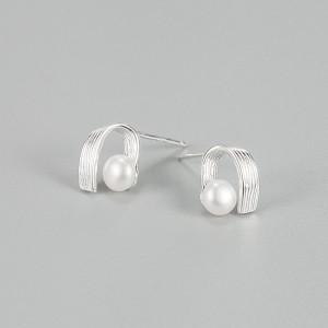 925 Sterling Silver Fold Metal Fresh Water Pearl 40500054