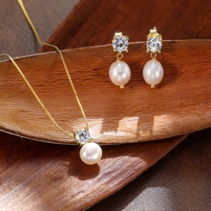 925 Sterling Silver Natural Pearl Tassel Drop Earrings 40500088