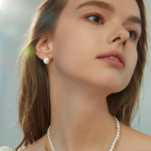 Wholesale 925 Sterling Silver Geometric Bar Baroque Pearl Stud Earrings 40500095 Wholesale 925 Sterling Silver Geometric Bar Baroque Pearl Stud Earrings 40500095