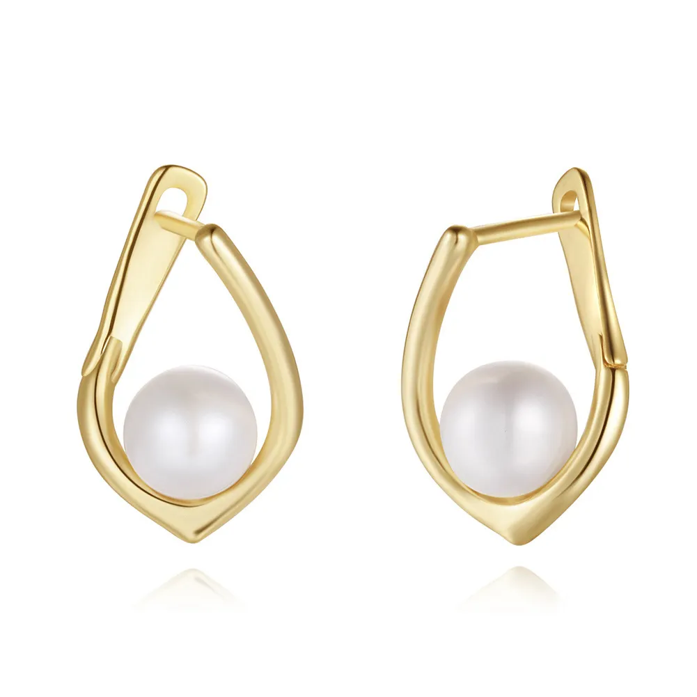 Wholesale 925 Sterling Silver Freshwater Pearl Teardrop Hoop Earrings 40500115 Wholesale 925 Sterling Silver Freshwater Pearl Teardrop Hoop Earrings 40500115