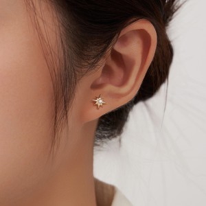 Wholesale 925 Sterling Silver Freshwater Pearl Starburst Stud Earrings 40500120 Wholesale 925 Sterling Silver Freshwater Pearl Starburst Stud Earrings 40500120
