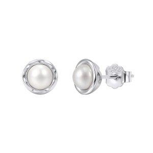 Wholesale 925 Sterling Silver Freshwater Pearl Stud Earrings 40500130 Wholesale 925 Sterling Silver Freshwater Pearl Stud Earrings 40500130
