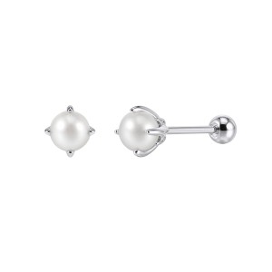 Wholesale 925 Sterling Silver Freshwater Pearl Screw Back Stud Earrings 40500133 Wholesale 925 Sterling Silver Freshwater Pearl Screw Back Stud Earrings 40500133