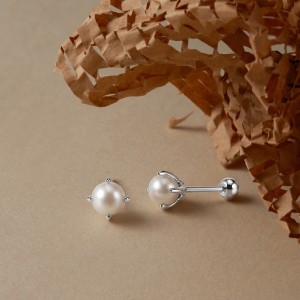 Wholesale 925 Sterling Silver Freshwater Pearl Screw Back Stud Earrings 40500133 Wholesale 925 Sterling Silver Freshwater Pearl Screw Back Stud Earrings 40500133