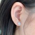 3/4/5/6mm Zirconia Screw Back Stud Earring 40600020