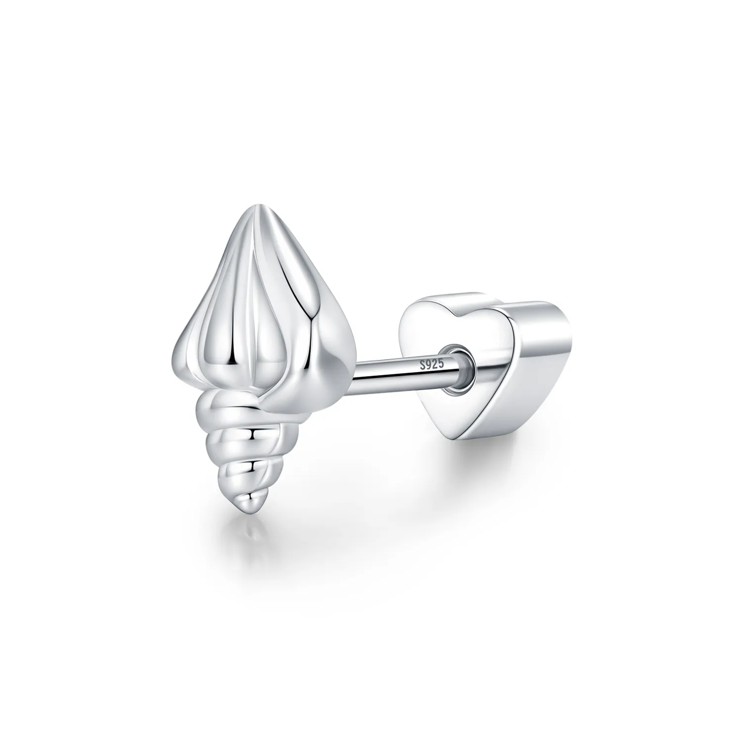 Wholesale 925 Sterling Silver Conch Shell Cartilage Stud 40600023