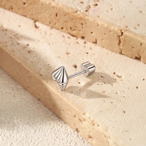 Wholesale 925 Sterling Silver Conch Shell Cartilage Stud 40600023