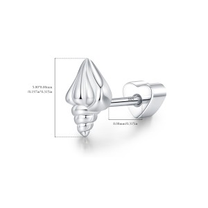 Wholesale 925 Sterling Silver Conch Shell Cartilage Stud 40600023