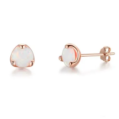 7mm Round Opal Stud Earring 40700001